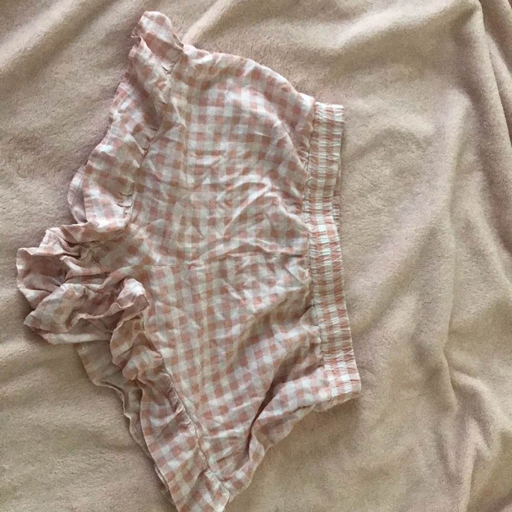 Pink and white forever 21 shorts